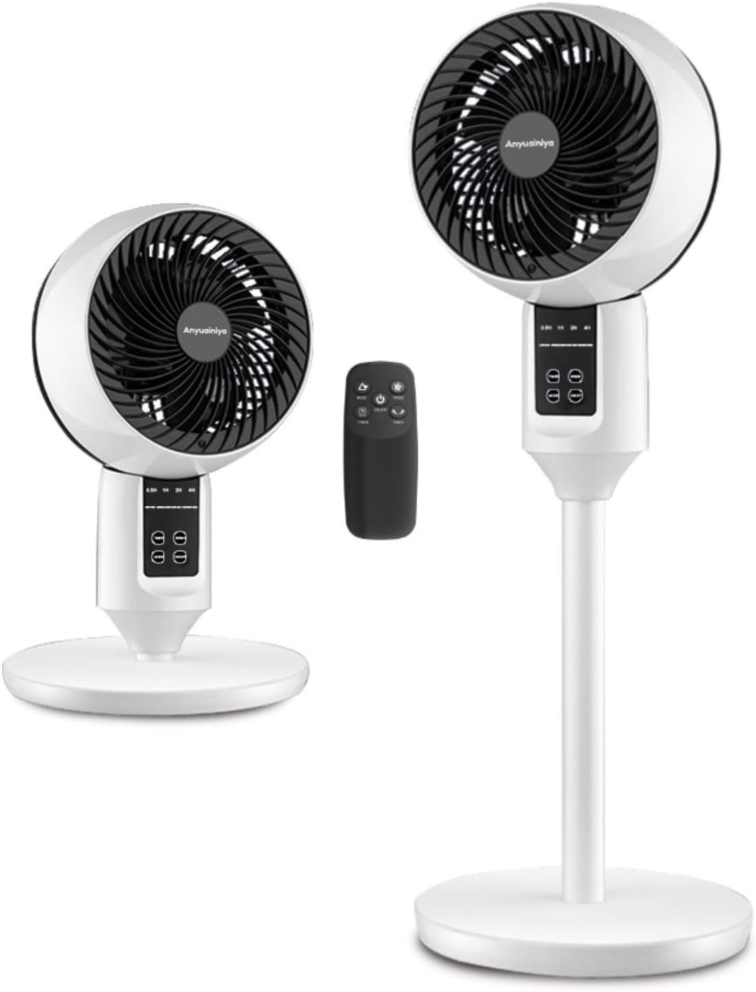 Verstelbare Staande Ventilator met 3D-Oscillatie – Aerion