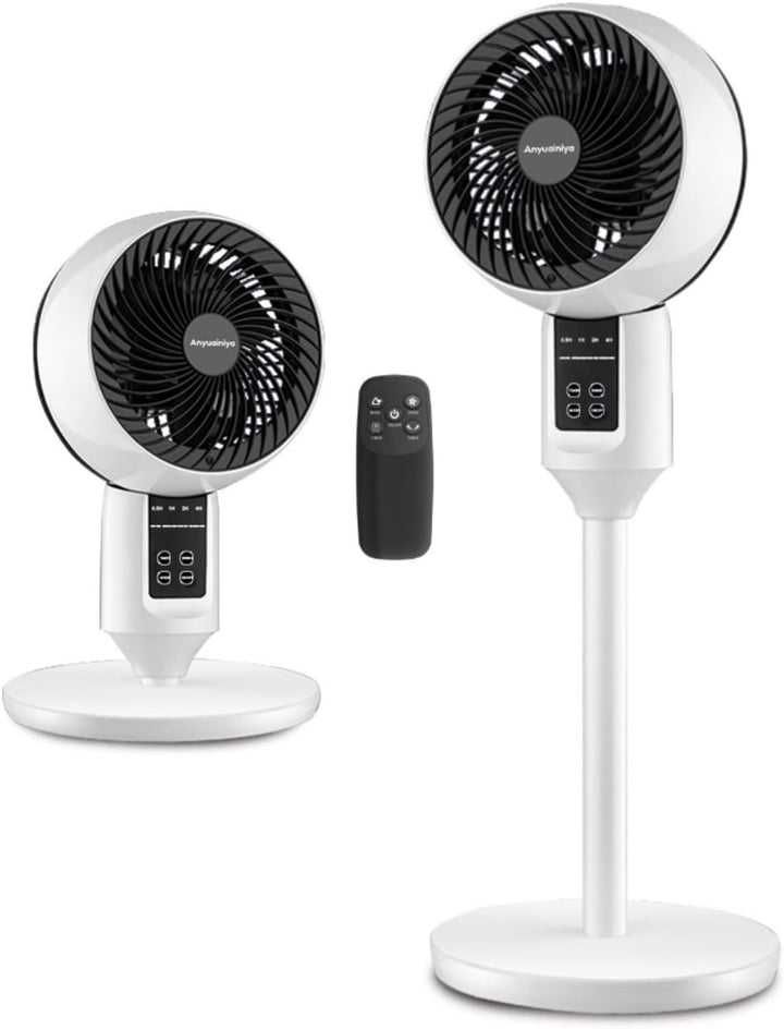 Verstelbare Staande Ventilator met 3D-Oscillatie – Aerion