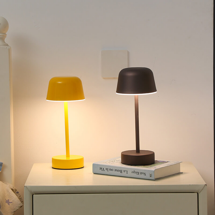 LumiGlow - Draadloze Dimbare Tafellamp met Warme & Witte Lichtinstellingen