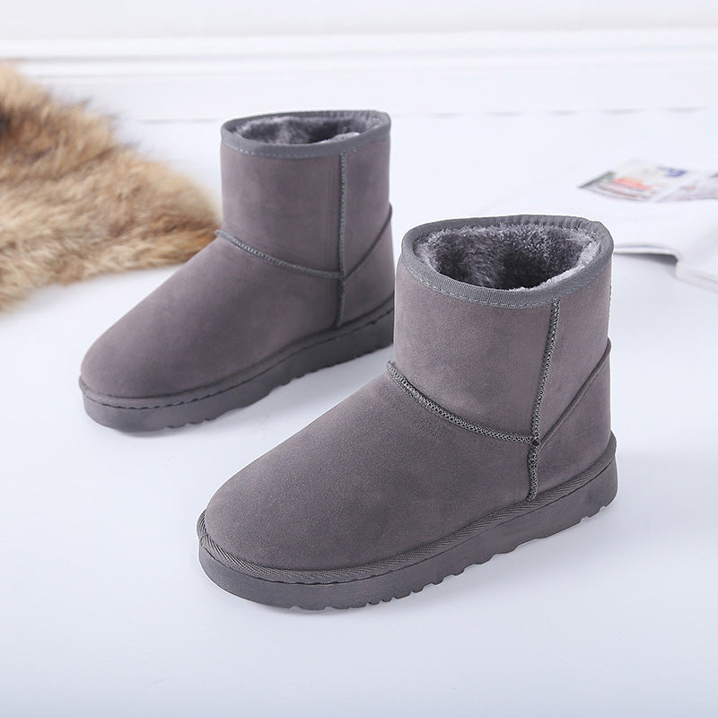 Snowboots voor dames met nepbont en antislip rubberzool