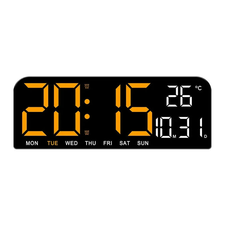 SmartTime - Digitale Wandklok Met Temperatuur, Datum en Alarmfunctie