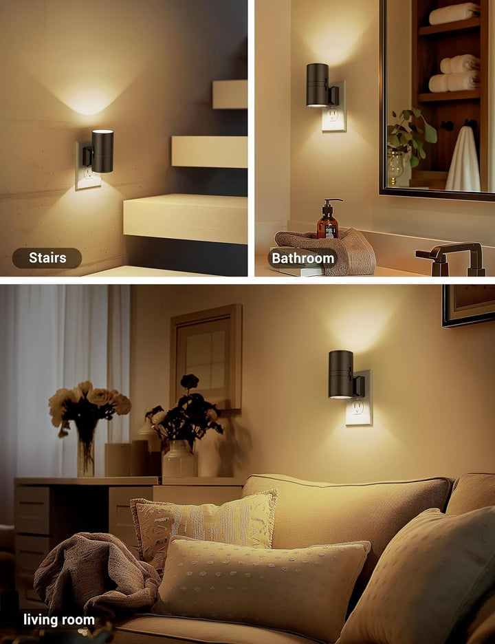 GlowLite - Dimbare LED Nachtlamp met Schemersensor | Plug-In Sfeerverlichting voor Elke Kamer