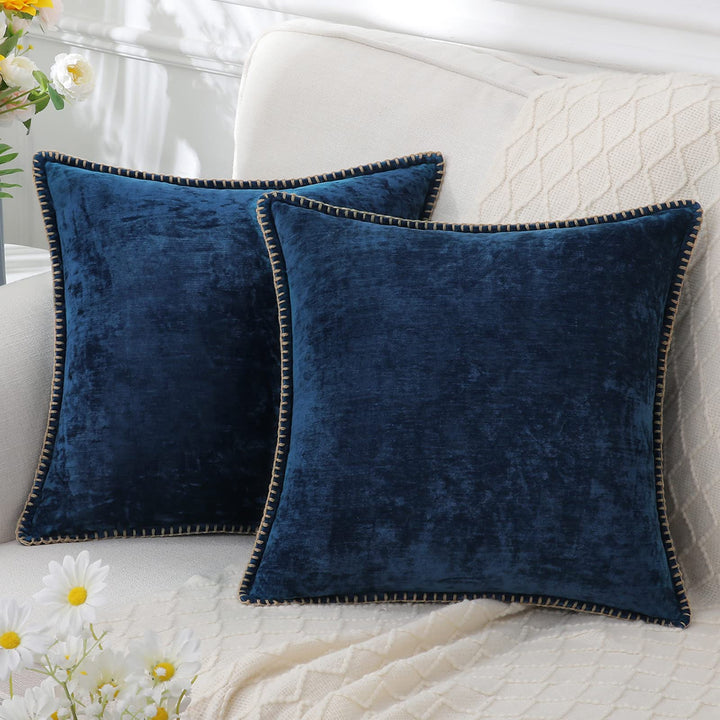 CozyNest - Zachte Chenille Kussenhoes 45x45cm Luxe Decoratie voor Bank & Woonkamer
