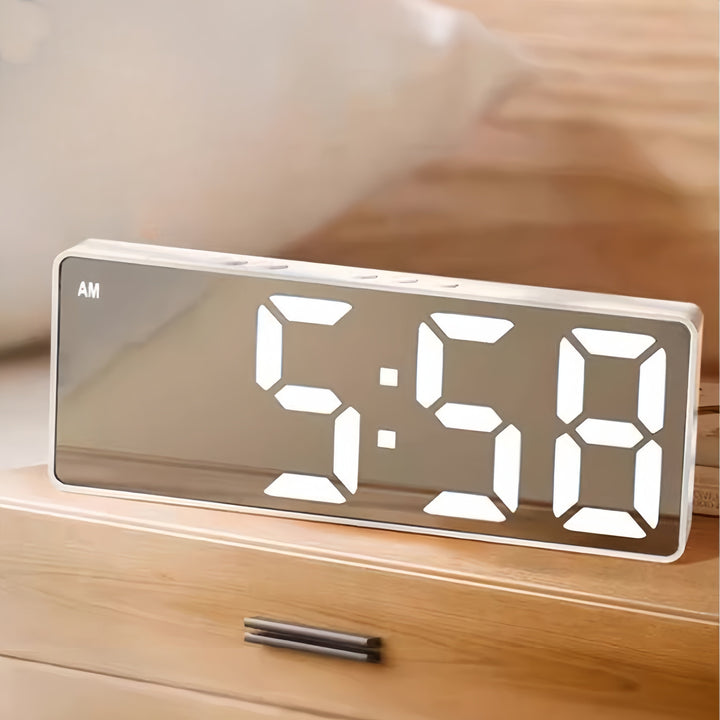 Digitale zonsopgangwekker met lichtsimulatie en snoozefunctie