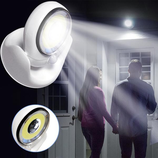 BrightBeam - Draadloze LED Lamp Met Bewegingssensor | 450 Lumen | Waterproof