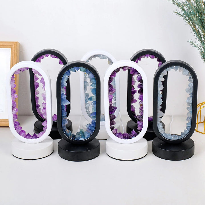 AmethystGlow - Handgemaakte Natuurlijke Kalmerende Amethist Lamp voor Ontspanning
