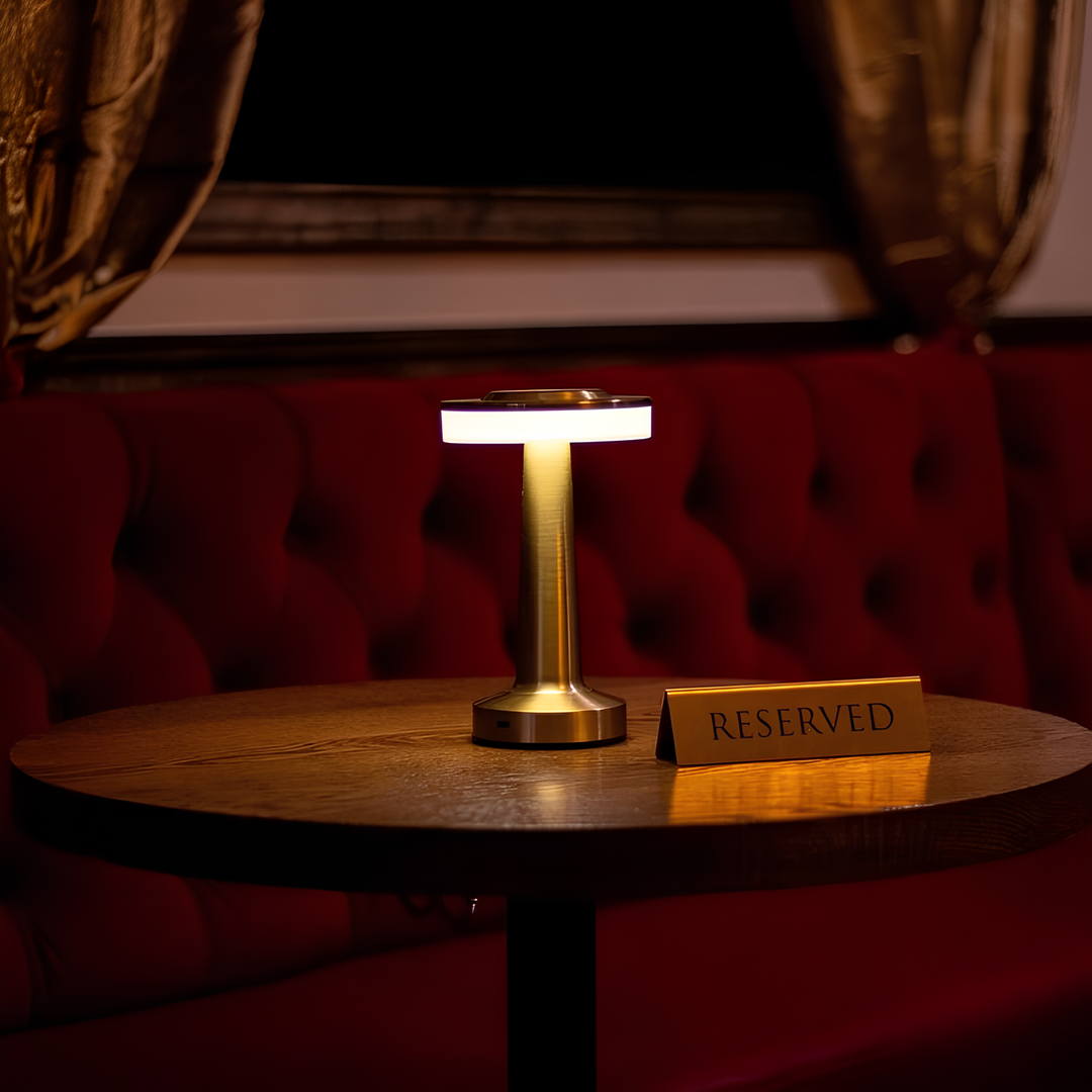 Draagbare dimbare tafellamp, elegant retro ontwerp