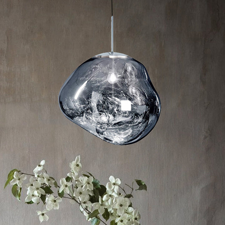 Moderne glazen plafondlamp - LunaLux
