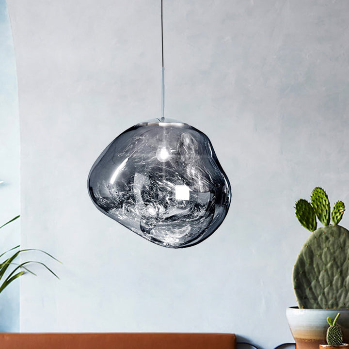 Moderne glazen plafondlamp - LunaLux