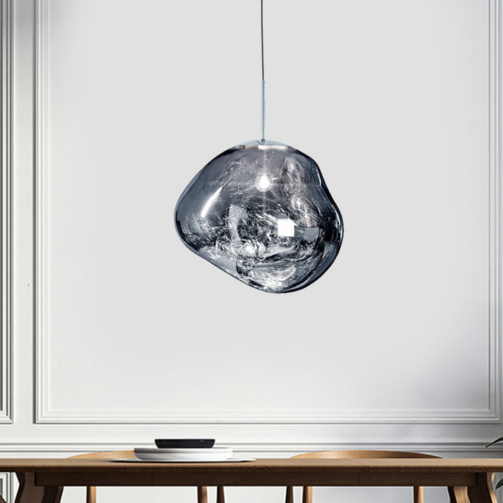 Moderne glazen plafondlamp - LunaLux