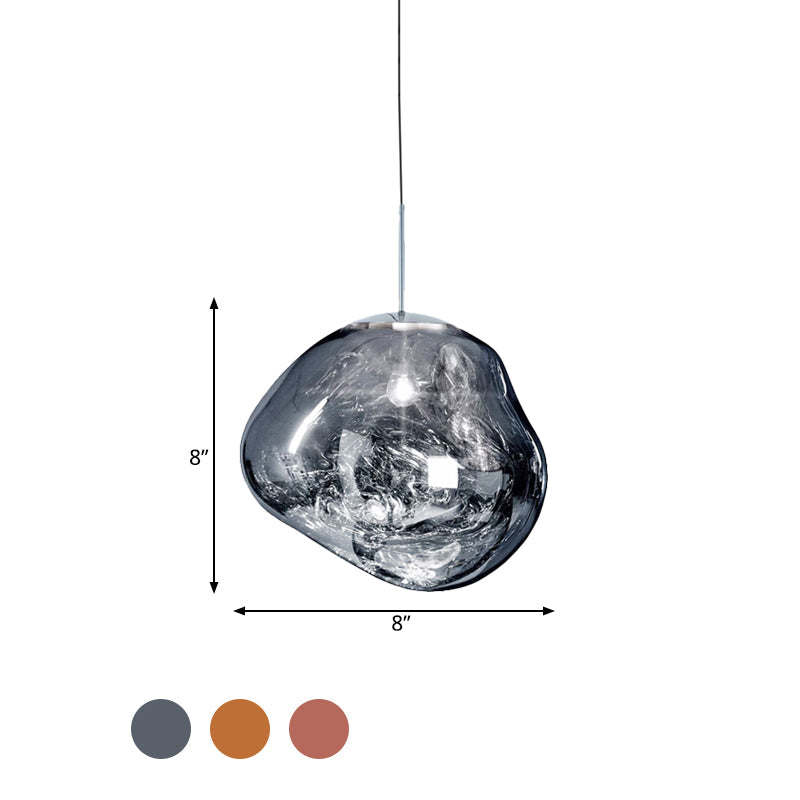 Moderne glazen plafondlamp - LunaLux