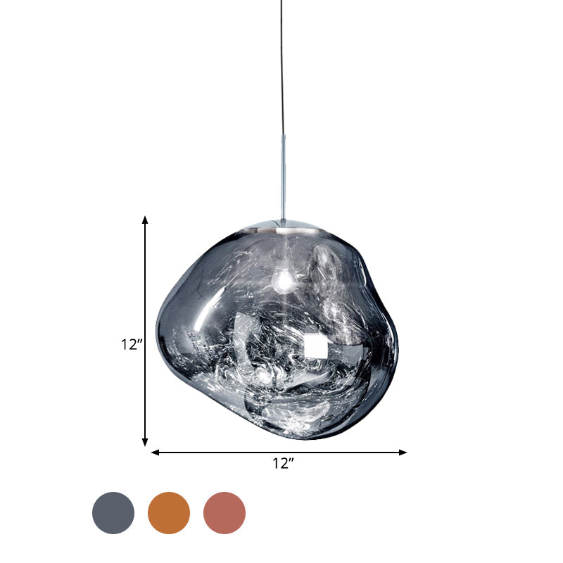 Moderne glazen plafondlamp - LunaLux