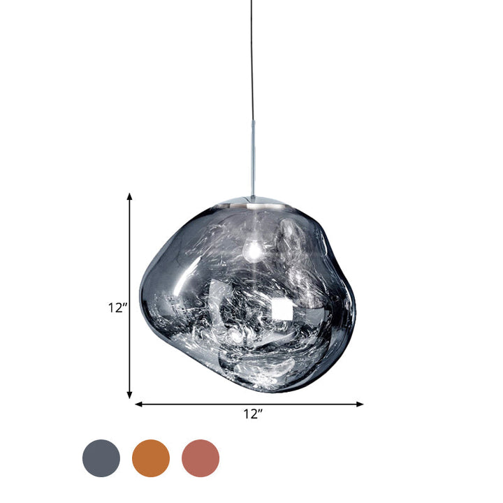 Moderne glazen plafondlamp - LunaLux