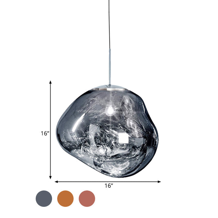 Moderne glazen plafondlamp - LunaLux