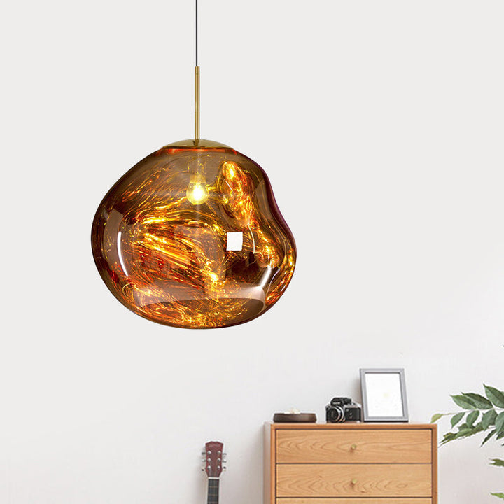 Moderne glazen plafondlamp - LunaLux