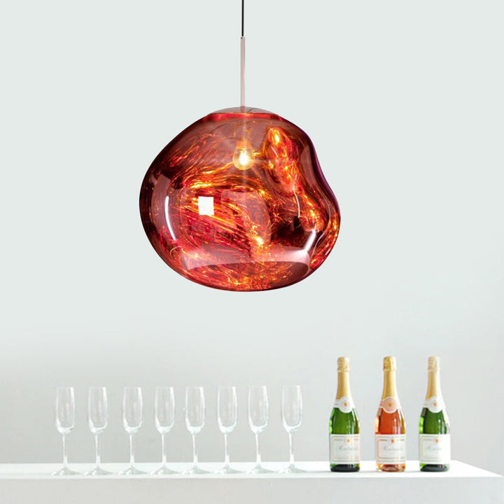 Moderne glazen plafondlamp - LunaLux