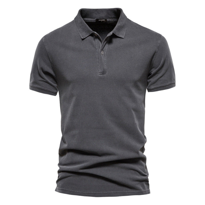 Summer Men's Cotton Short Sleeved T-shirt