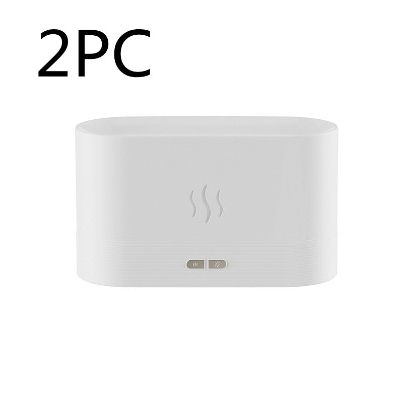 Aroma diffuser met vlameffect, rustige of levendige vlam