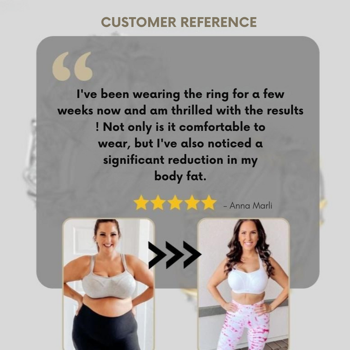 Magnetische wellnessring ter ondersteuning van doorbloeding, energie en ontgifting