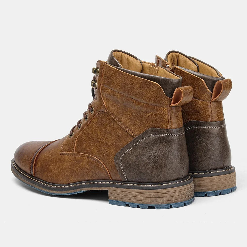 Vintage leren herenboots - Orion