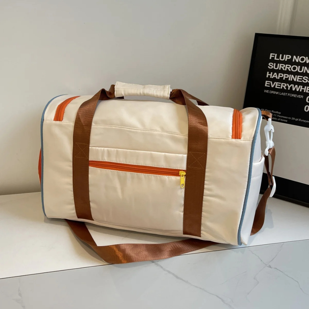 Lichtgewicht Reistas met Kleurblokken - FlexaBag