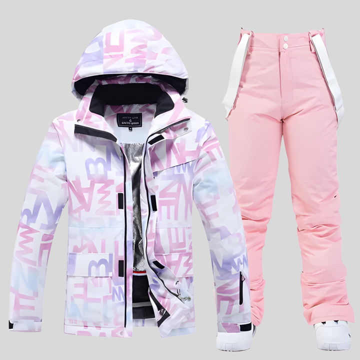 Dames Ski-outfitset functioneel winterontwerp