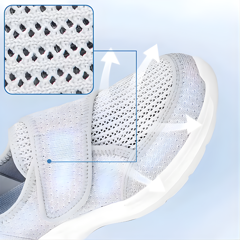 Steunende schoenen voor dames met gezwollen voeten