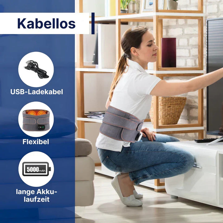 Orthopedische rugband met infraroodtherapie – ThermaLum