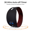 Verwarmende nekwrap met rood en infrarood licht en timer