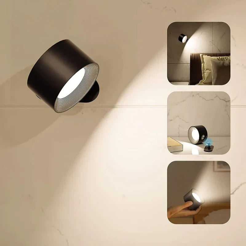 Magnetische wandlamp, dimbare en draagbare verlichting