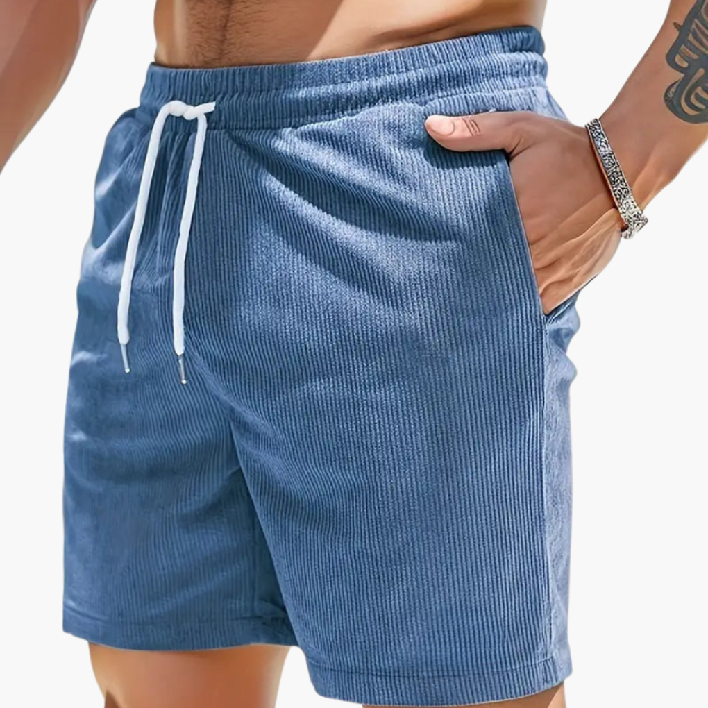 Corduroy shorts voor heren – casual zomerstijl
