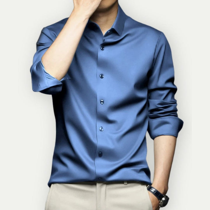 Kreukvrij en Strijkvrij Heren Overhemd - Praktisch en comfortabel