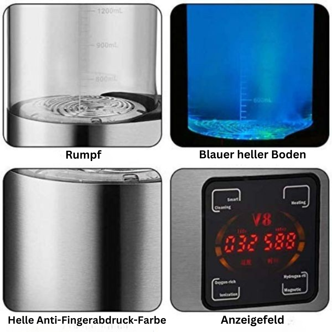 Elektrische waterreiniger met waterstof- en alkalische optie - PureFlow
