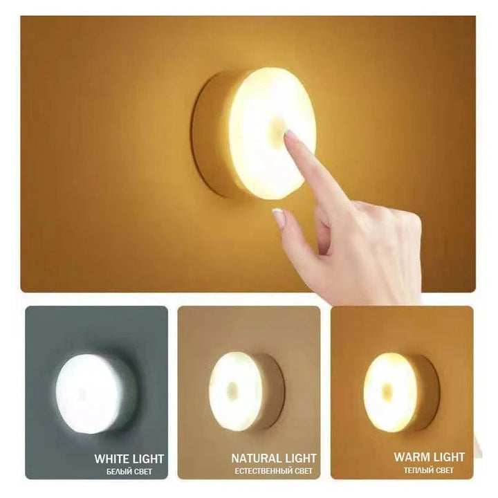 BrightGlow - Zelfklevende Draadloze LED Lamp met Bewegingssensor voor Extra Licht