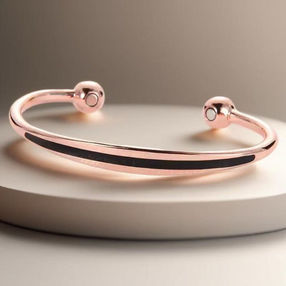 Simple And Elegant Adjustable Bronze-toned Bracelet