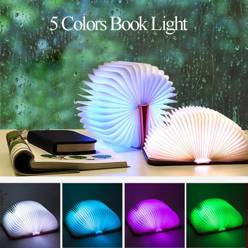 GlowLight - Opvouwbare Boeklamp LED | Draagbaar & Oplaadbaar Nachtlampje