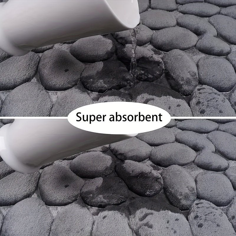 Ultra absorberende badmat antislip