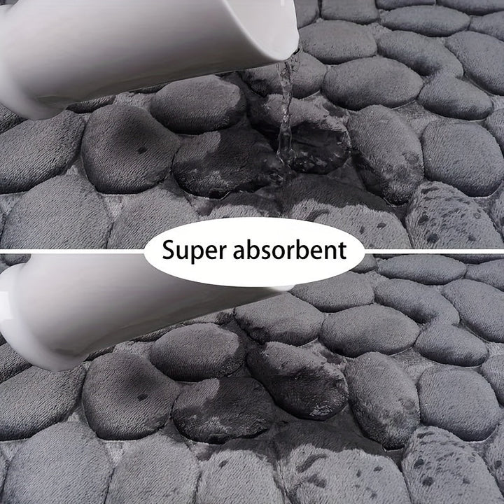Ultra absorberende badmat antislip