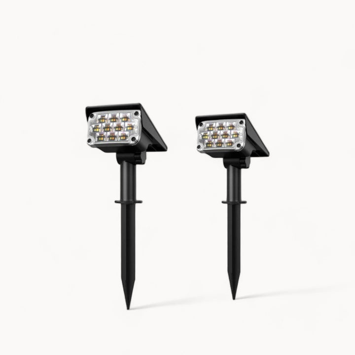 SolarGlow - Draadloze LED Buitenlamp op Zonne-energie voor Sfeervolle Tuinverlichting