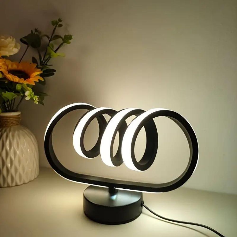 GlowLite - Minimalistische Tafellamp met Driekleurige LED & Modern Design