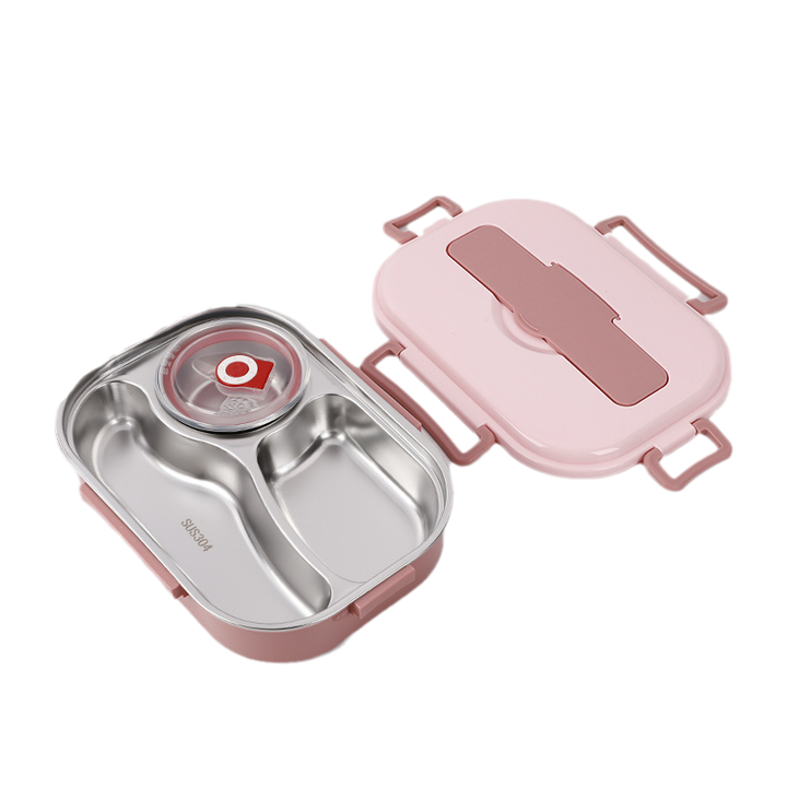 WarmBox - Thermische Bento Lunchbox van Roestvrij Staal met Compartimenten