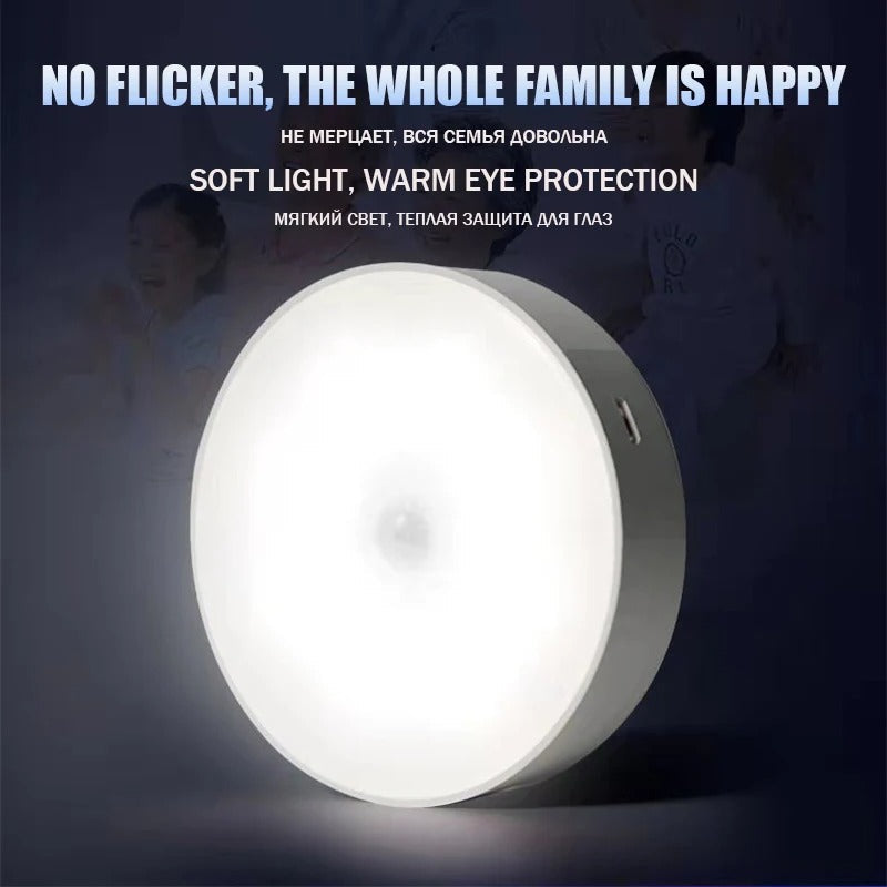 BrightGlow - Zelfklevende Draadloze LED Lamp met Bewegingssensor voor Extra Licht