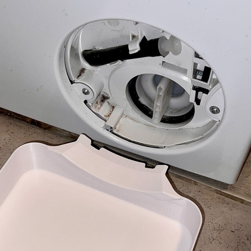 Afvoerbak voor wasmachine om water op te vangen