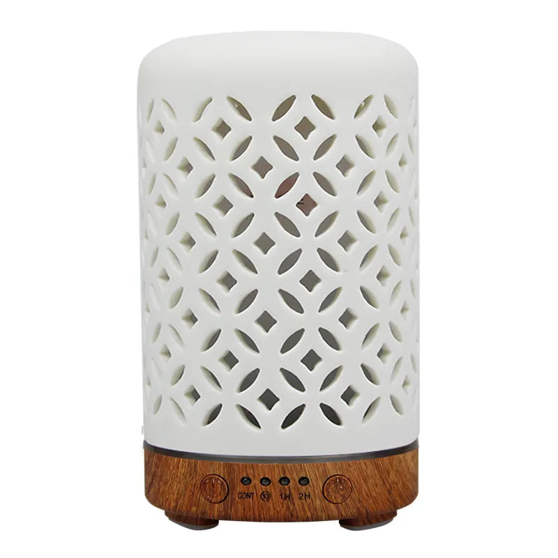 ZenLight - Stijlvolle Keramische Diffuser met LED Sfeerverlichting