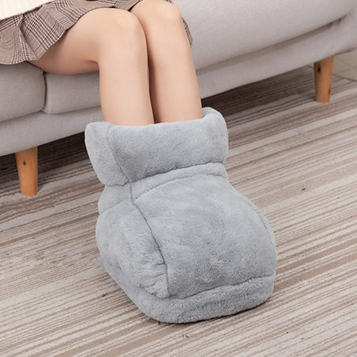 Voetenwarmer van zacht pluche met USB-verwarming