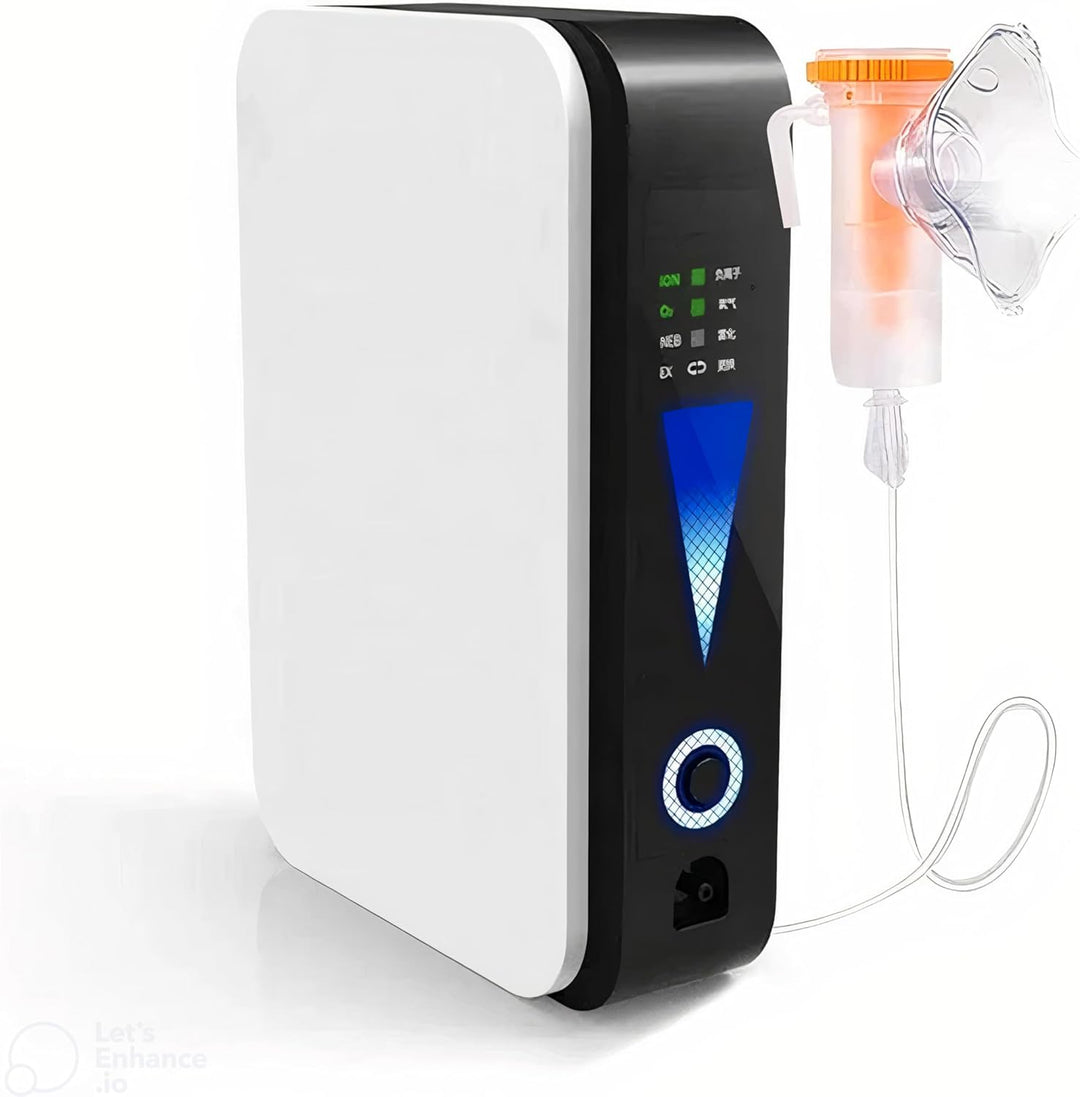 Draagbare Zuurstofconcentrator met Verstelbare Stroom & Stille Werking – OxyLife