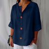 Olivia – losse linnen blouse: lichte en comfortabele zomertop