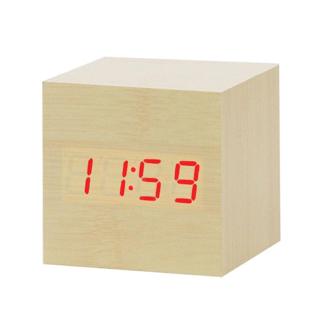 BrightTime - Moderne LED Wekker met Spraakfunctie en Digitaal Display