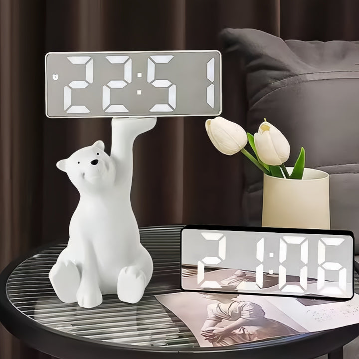 Digitale zonsopgangwekker met lichtsimulatie en snoozefunctie