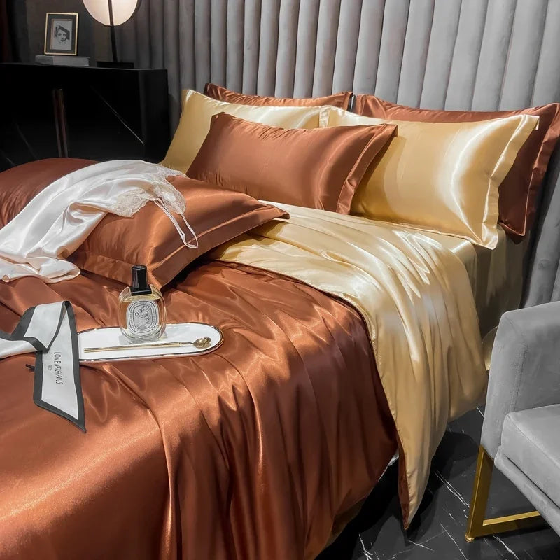 SilkLoom - Luxueus Zijde Beddengoed Set van 100% Pure Zijde Voor Ultiem Slaapcomfort